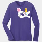 Ladies Long Sleeve Core Cotton Tee Thumbnail