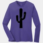 Ladies Long Sleeve Core Cotton Tee Thumbnail