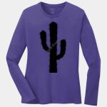 Ladies Long Sleeve Core Cotton Tee Thumbnail