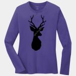 Ladies Long Sleeve Core Cotton Tee Thumbnail