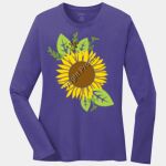 Ladies Long Sleeve Core Cotton Tee Thumbnail
