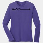 Ladies Long Sleeve Core Cotton Tee Thumbnail