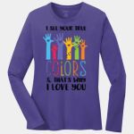 Ladies Long Sleeve Core Cotton Tee Thumbnail