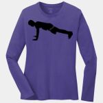 Ladies Long Sleeve Core Cotton Tee Thumbnail