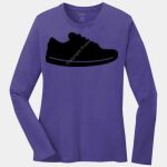 Ladies Long Sleeve Core Cotton Tee Thumbnail