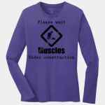 Ladies Long Sleeve Core Cotton Tee Thumbnail