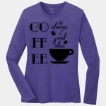 Ladies Long Sleeve Core Cotton Tee Thumbnail