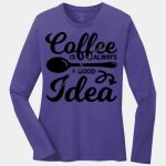 Ladies Long Sleeve Core Cotton Tee Thumbnail