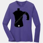 Ladies Long Sleeve Core Cotton Tee Thumbnail