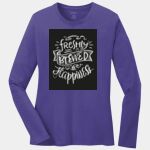 Ladies Long Sleeve Core Cotton Tee Thumbnail