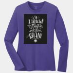 Ladies Long Sleeve Core Cotton Tee Thumbnail