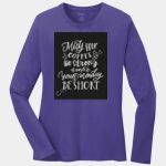 Ladies Long Sleeve Core Cotton Tee Thumbnail