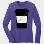 Ladies Long Sleeve Core Cotton Tee Thumbnail