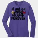 Ladies Long Sleeve Core Cotton Tee Thumbnail