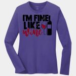 Ladies Long Sleeve Core Cotton Tee Thumbnail