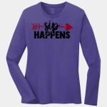 Ladies Long Sleeve Core Cotton Tee Thumbnail