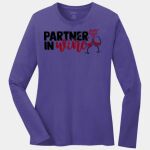 Ladies Long Sleeve Core Cotton Tee Thumbnail