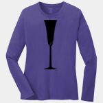 Ladies Long Sleeve Core Cotton Tee Thumbnail
