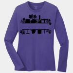 Ladies Long Sleeve Core Cotton Tee Thumbnail