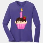 Ladies Long Sleeve Core Cotton Tee Thumbnail