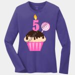 Ladies Long Sleeve Core Cotton Tee Thumbnail