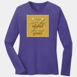 Ladies Long Sleeve Core Cotton Tee Thumbnail
