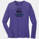 Ladies Long Sleeve Core Cotton Tee Thumbnail