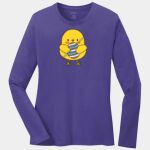 Ladies Long Sleeve Core Cotton Tee Thumbnail