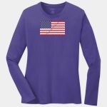 Ladies Long Sleeve Core Cotton Tee Thumbnail