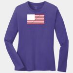 Ladies Long Sleeve Core Cotton Tee Thumbnail