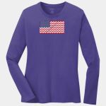 Ladies Long Sleeve Core Cotton Tee Thumbnail