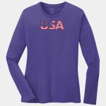 Ladies Long Sleeve Core Cotton Tee Thumbnail