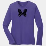 Ladies Long Sleeve Core Cotton Tee Thumbnail