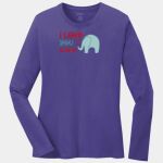 Ladies Long Sleeve Core Cotton Tee Thumbnail