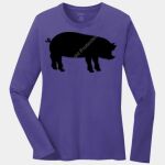 Ladies Long Sleeve Core Cotton Tee Thumbnail