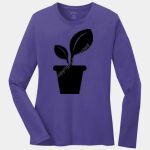 Ladies Long Sleeve Core Cotton Tee Thumbnail