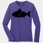 Ladies Long Sleeve Core Cotton Tee Thumbnail