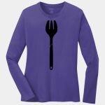Ladies Long Sleeve Core Cotton Tee Thumbnail