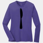 Ladies Long Sleeve Core Cotton Tee Thumbnail