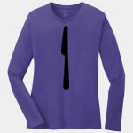 Ladies Long Sleeve Core Cotton Tee Thumbnail