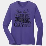 Ladies Long Sleeve Core Cotton Tee Thumbnail