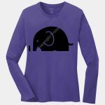 Ladies Long Sleeve Core Cotton Tee Thumbnail