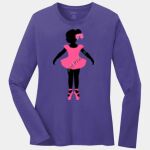 Ladies Long Sleeve Core Cotton Tee Thumbnail