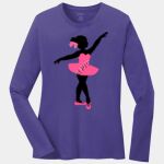 Ladies Long Sleeve Core Cotton Tee Thumbnail