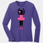 Ladies Long Sleeve Core Cotton Tee Thumbnail