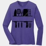 Ladies Long Sleeve Core Cotton Tee Thumbnail