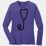 Ladies Long Sleeve Core Cotton Tee Thumbnail