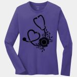 Ladies Long Sleeve Core Cotton Tee Thumbnail