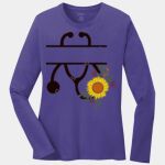 Ladies Long Sleeve Core Cotton Tee Thumbnail