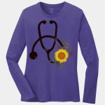 Ladies Long Sleeve Core Cotton Tee Thumbnail